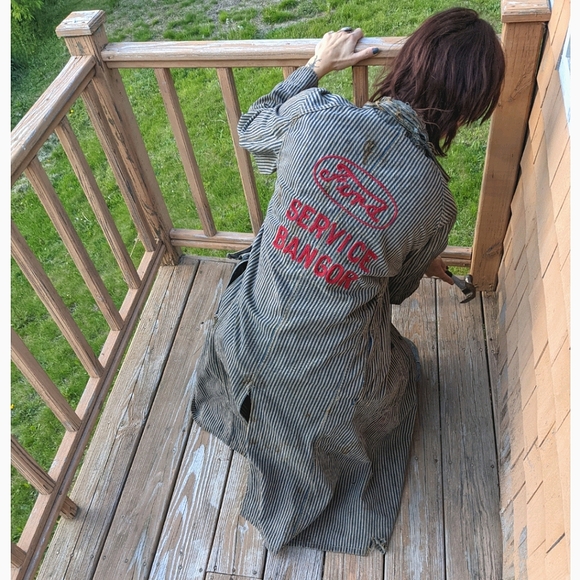 Ford Other - ✨SOLD✨VTG 1920s Ford Bangor Hickory Stripes Chore